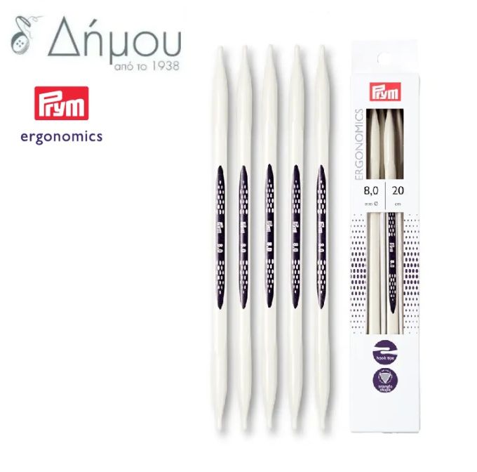 Καλτσοβελόνες Prym Ergonomic από Ν7 ως Ν8