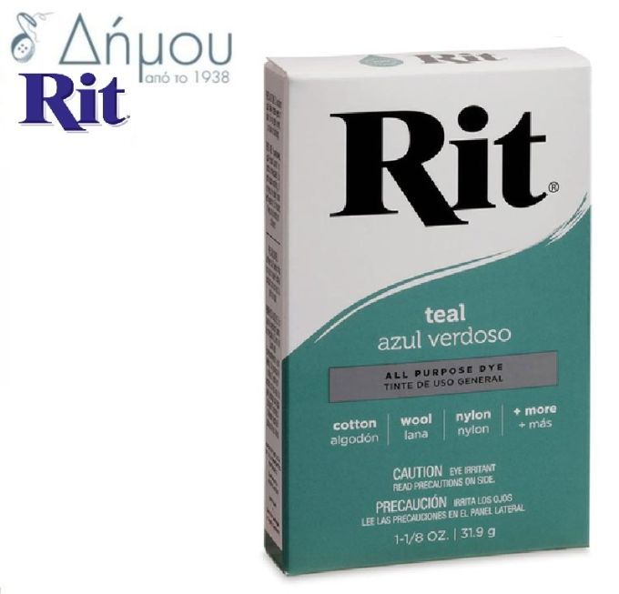 Βαφή ρούχων RIT σε σκόνη για φυσικά ή μικτά υφάσματα μέχρι 35% συνθετικό