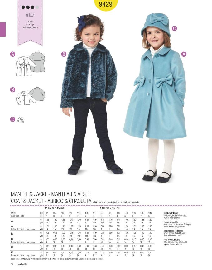Πατρόν Burda Kids / 9429