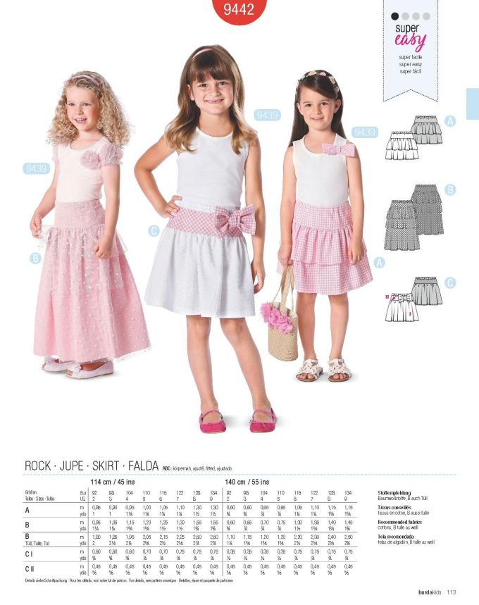 Πατρόν Burda Kids / 9442