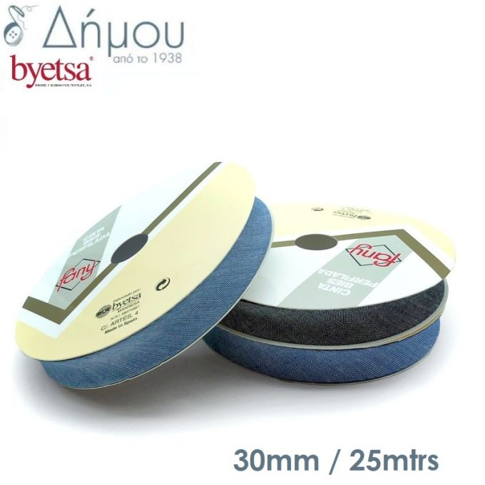 Ρέλι λοξό JEANS 30mm