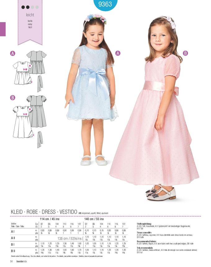 Πατρόν Burda Kids / 9363