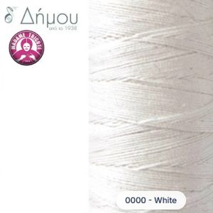 Madame Tricote 100% Βαμβακερή Κλωστή 150 μέτρα / White