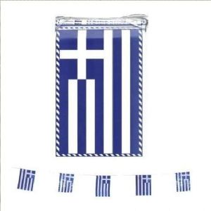 Ελληνική σημαία σε γιρλάντα