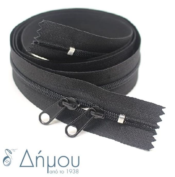 Φερμουάρ spiral coil κλειστά N10 / διπλό κλειδί