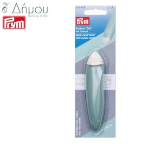 Ρολέτα Σημαδέματος Υφάσματος PRYM Ergonomics με Κιμωλία Sage