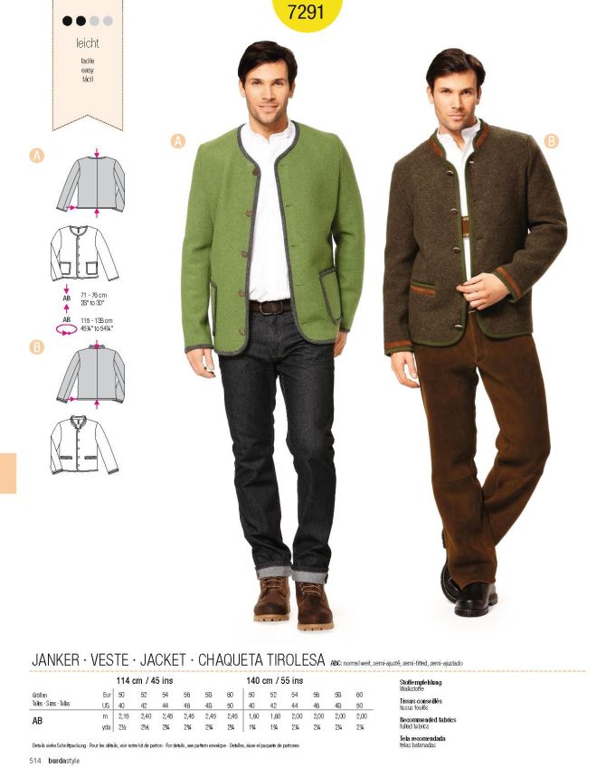 Burda Male / 7291