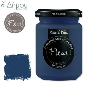 Χρώμα Κιμωλίας για ύφασμα Fleur Mineral Paint 130ml Trendsetter Blue