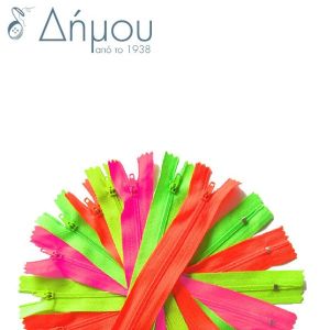 Φερμουάρ spiral coil κλειστά N3 NEON / 20cm