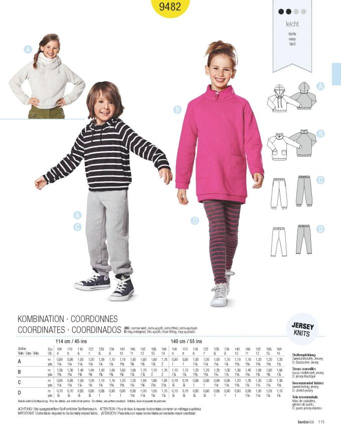 Πατρόν Burda Kids / 9482