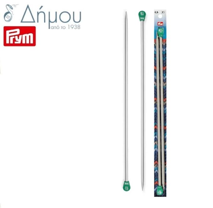 Βελόνες πλεξίματος Prym αλουμινίου Ν.6.5
