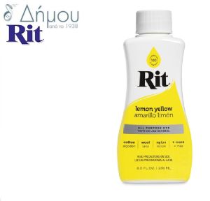 Βαφή ρούχων RIT υγρή για φυσικά ή μικτά υφάσματα μέχρι 35% συνθετικό