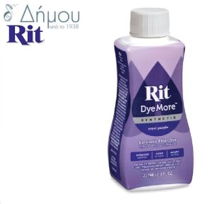 Βαφή ρούχων RIT υγρή για συνθετικά υφάσματα 207ml