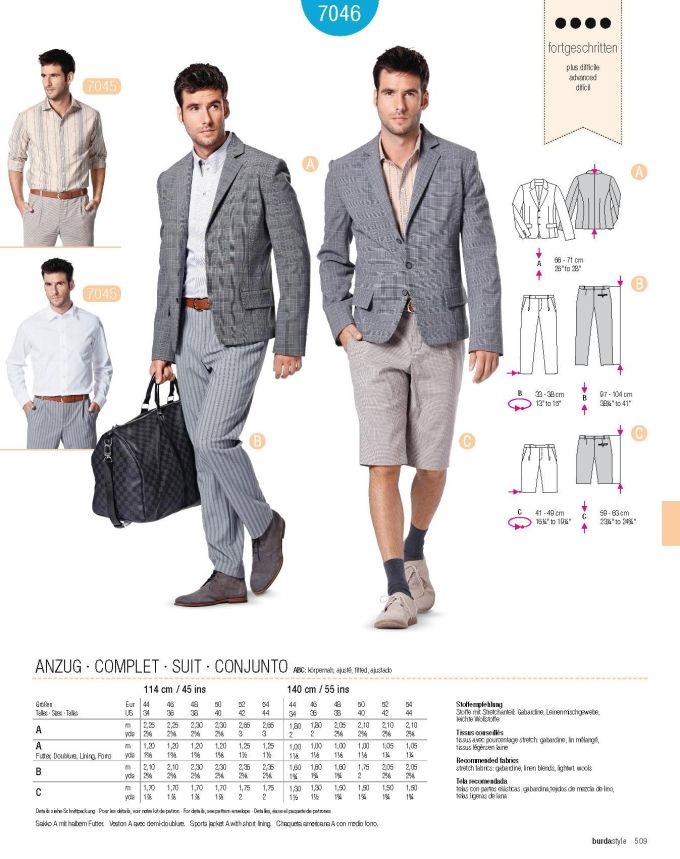 Burda Male / 7046