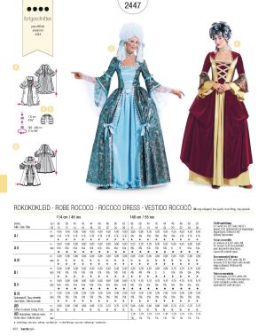 Πατρόν Burda Costumes / 2447