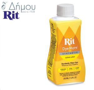 Βαφή ρούχων RIT υγρή για συνθετικά υφάσματα 207ml