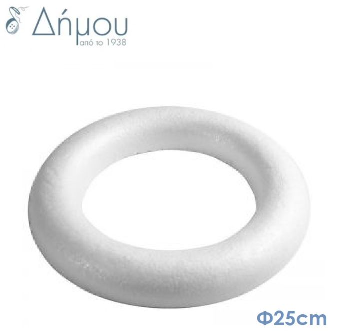 Στεφάνι φελιζόλ χειροτεχνίας Φ25cm (εξαντλήθηκε)