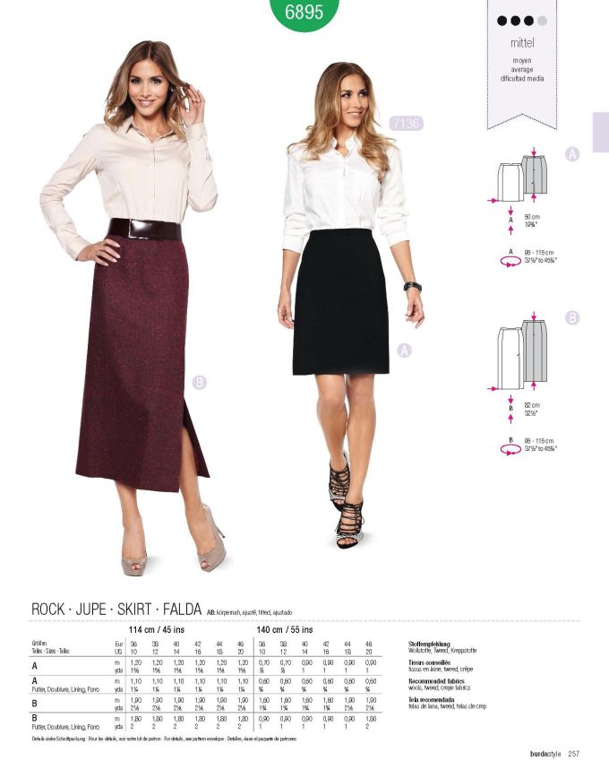 Πατρόν Burda / 6895