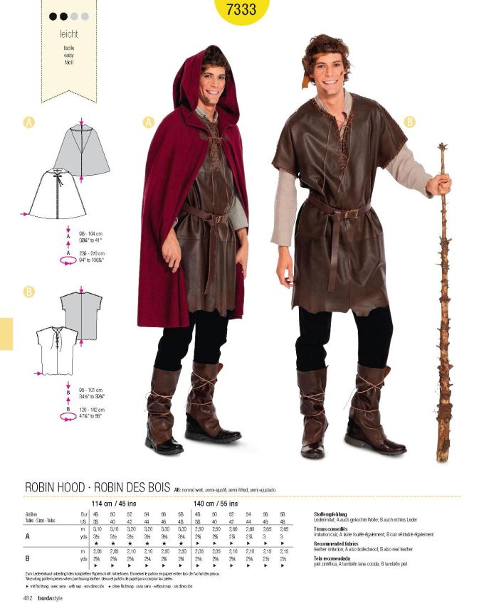Πατρόν Burda Costumes / 7333