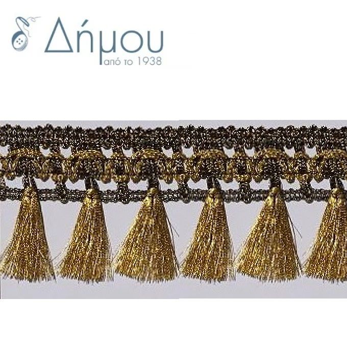Τρέσσα κρόσσι χρυσοκλωστή Ν6015