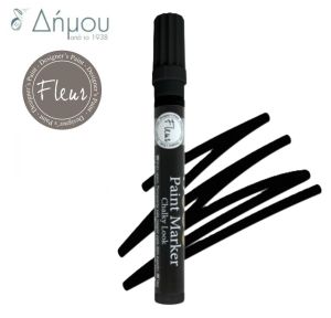 Μαρκαδόροι Κιμωλίας Fleur για Ύφασμα & DIY Black