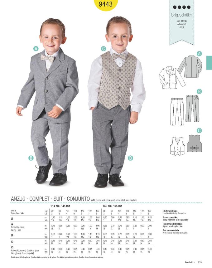 Πατρόν Burda Kids / 9443