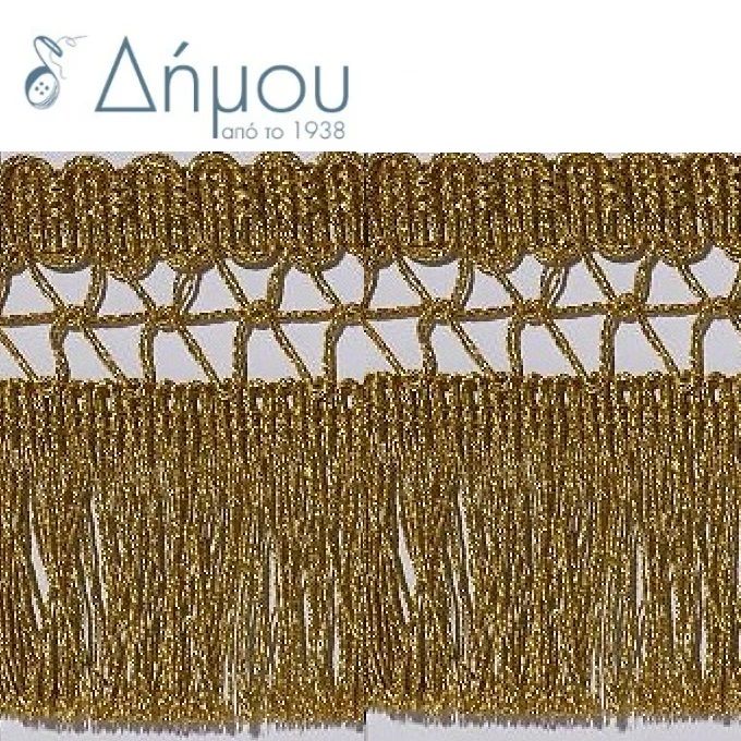 Τρέσσα κρόσσι χρυσοκλωστή Ν6015/9