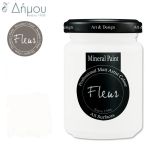 Χρώμα Κιμωλίας για ύφασμα Fleur Mineral Paint 130ml Titanium White