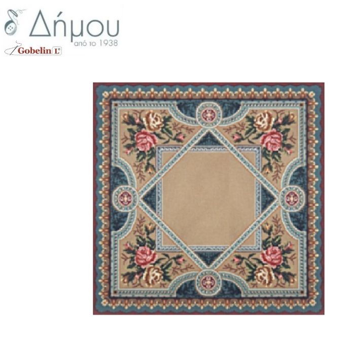 Σταμπωτό Καρέ σε καμβά 100x100cm
