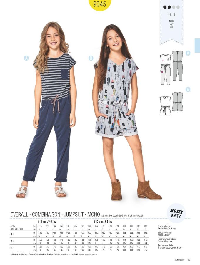 Πατρόν Burda Kids / 9345