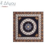 Σταμπωτό Καρέ σε καμβά 100x100cm