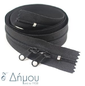 Φερμουάρ spiral coil κλειστά N10 / διπλό κλειδί