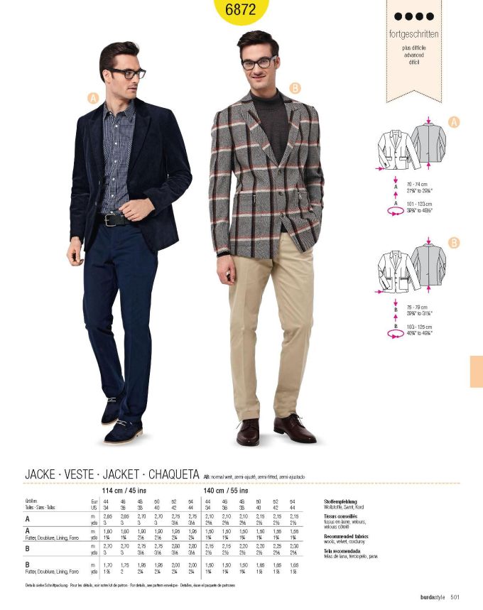 Burda Male / 6872