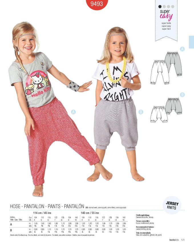 Πατρόν Burda Kids / 9493