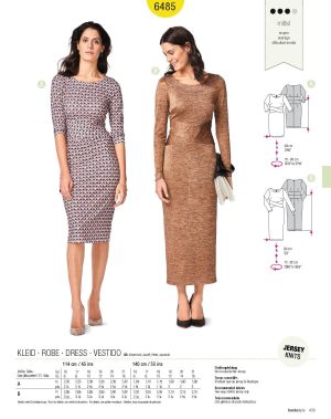Πατρόν Burda Short sizes / 6485