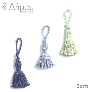 Φούντες ραιγιόν γυαλιστερές 3cm