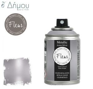 Μεταλλικό Σπρέι Βαφής Fleur Νερού Aston Silver
