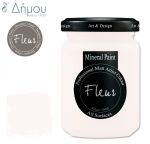 Χρώμα Κιμωλίας για ύφασμα Fleur Mineral Paint 130ml Sugar White