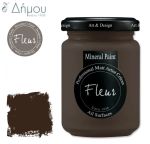 Χρώμα Κιμωλίας για ύφασμα Fleur Mineral Paint 130ml Burnt Umber