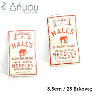 Βελόνες ραπτών HALL's ELEPHANT Αγγλίας Ν4