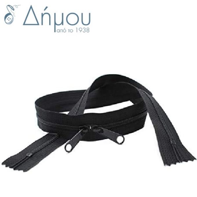Φερμουάρ spiral coil κλειστά N3 / διπλό κλειδί