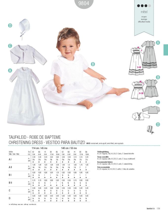 Πατρόν Burda Kids / 9804