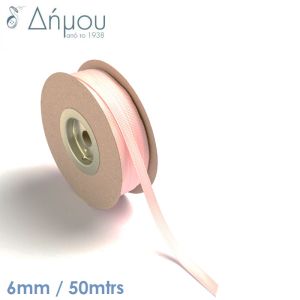 Κορδέλα γκρό απλή 6mm