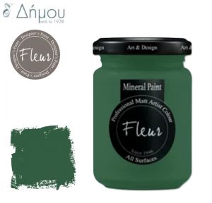 Χρώμα Κιμωλίας για ύφασμα Fleur Mineral Paint 130ml The Green Queen