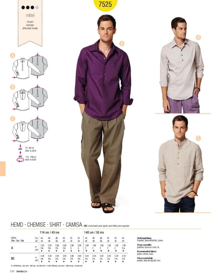 Burda Male / 7525