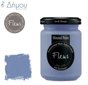 Χρώμα Κιμωλίας για ύφασμα Fleur Mineral Paint 130ml Copenhagen Blue