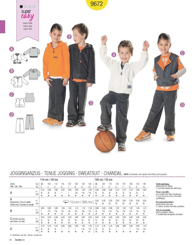 Πατρόν Burda Kids / 9672