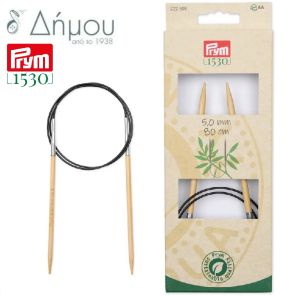 Βελόνες κυκλικές από Bamboo 80cm