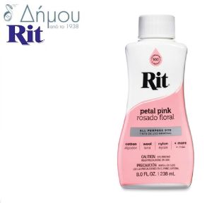 Βαφή ρούχων RIT υγρή για φυσικά ή μικτά υφάσματα μέχρι 35% συνθετικό