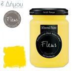 Χρώμα Κιμωλίας για ύφασμα Fleur Mineral Paint 130ml Primary Yellow